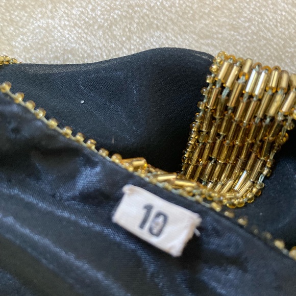 VINTAGE Fully Beaded Floor Length Gown - Picture 8 of 8